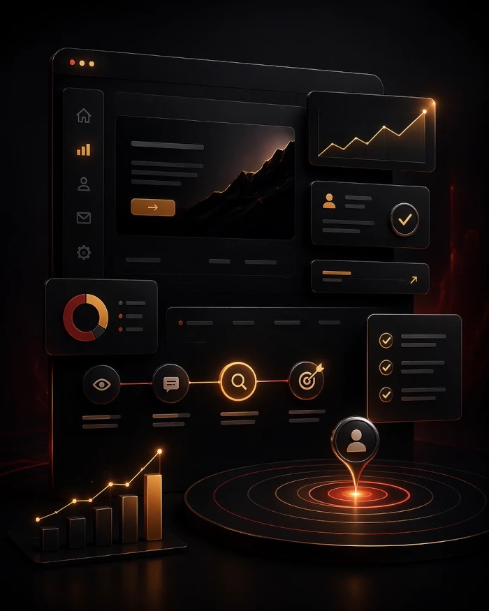 Technasurge premium website growth strategy visual