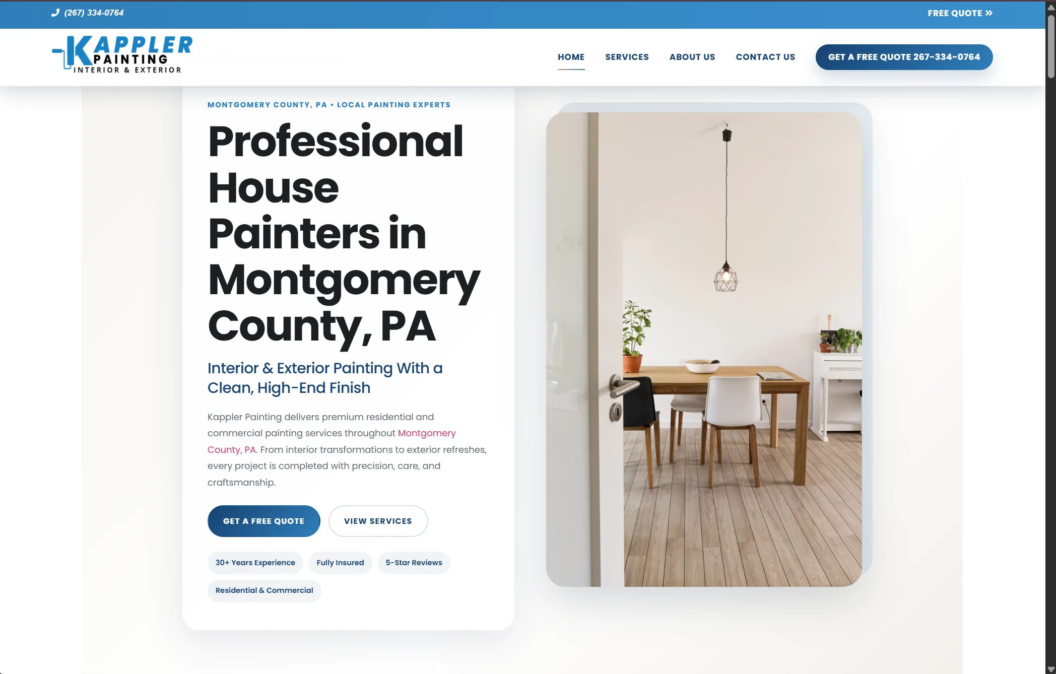 Kappler Painting website project by Technasurge
