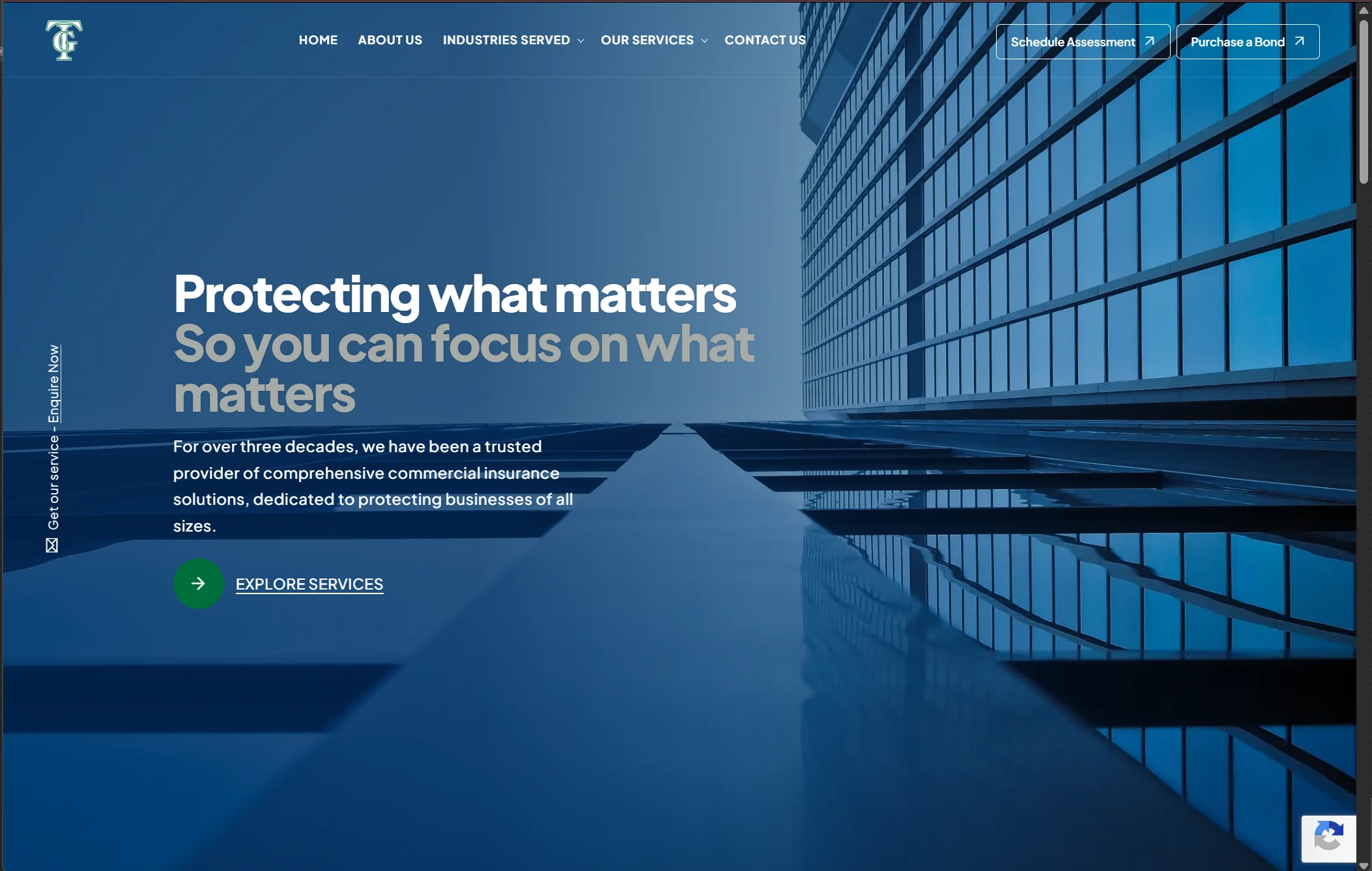 Thomas Insurance Group technical SEO and website security project by Technasurge